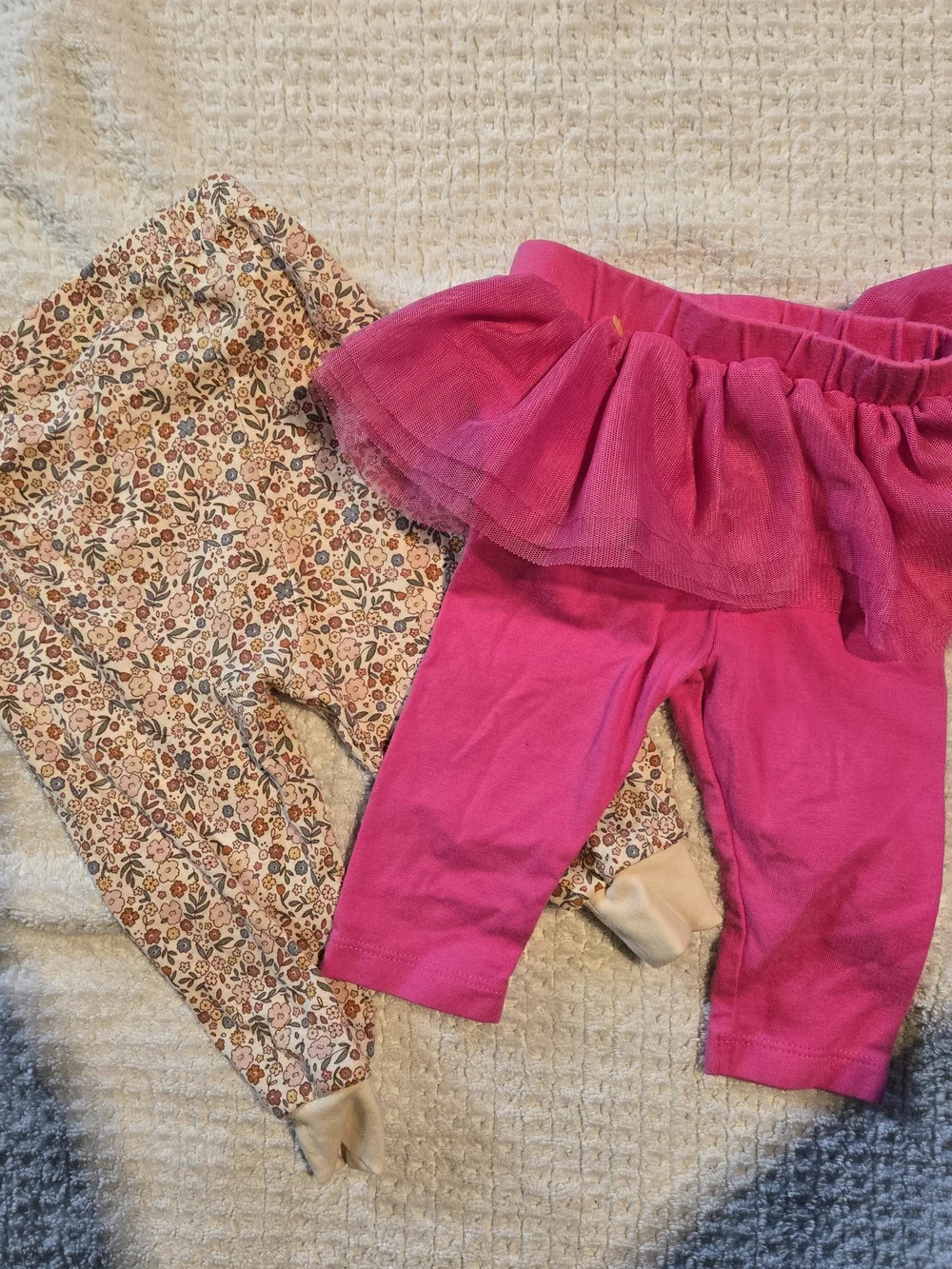 Assorted Baby Girls Sleepwear Set - Pink, Green, Cream 0-3mo